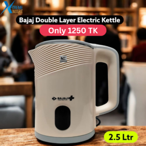 Bajaj Double Layer Electric Kettle-2.5L Cream Color